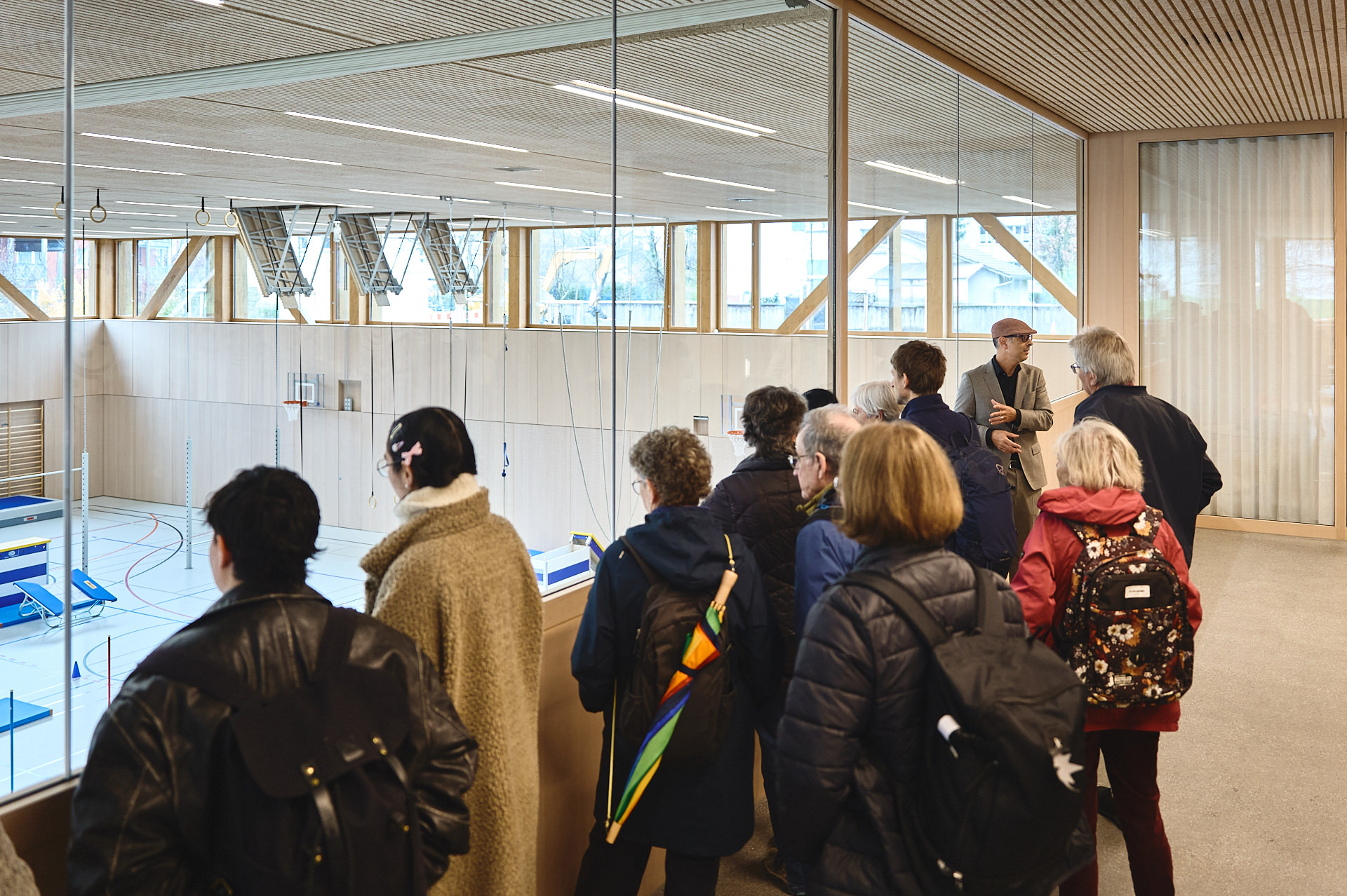 Doppelsporthalle beim Gymnasium Thun